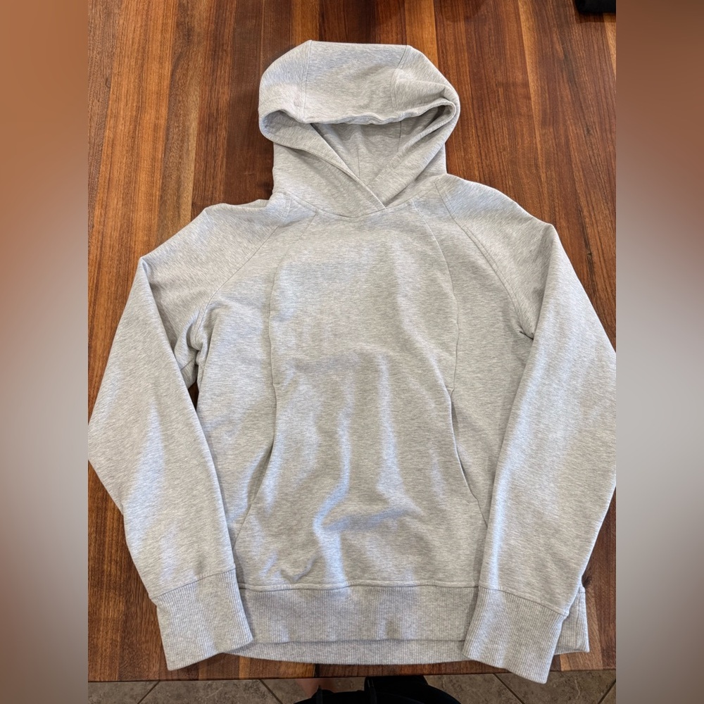 lululemon Light Grey Hoodie Sweatshirt